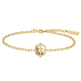 Gold Color-Block Mother of Pearl Bracelet