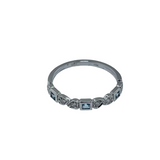 Gemstone and Diamond Stackable Bands