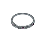 Gemstone and Diamond Stackable Bands
