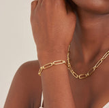 Cable Connect Chunky Chain Necklace