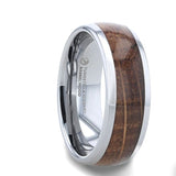 FORMENT Whiskey Barrel Inlaid Tungsten Band