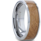 MALT Whiskey Barrel Inlaid Tungsten Men's  Band