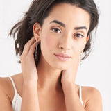 Cable Link Drop Earrings