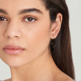 Turquoise Link Stud Earrings