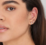 Mini Sphere Barbell Single Earring