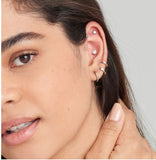 Disc Barbell Single Earring