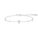 Mint Green Station Bracelet