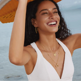 Diamond-Cut Sunny Disc Necklace