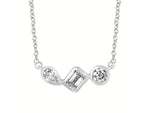 Multi Shape LAB Diamond Necklace