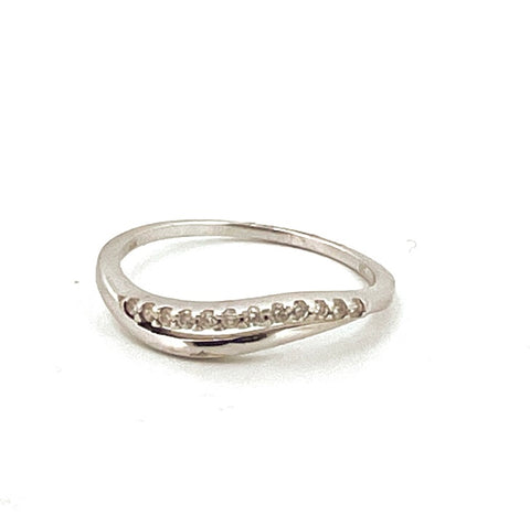 Diamond Wave Ring