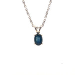 Sapphire Pendant Necklace