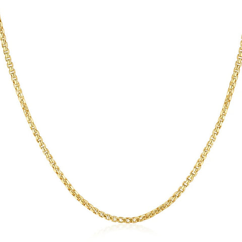 Box Link Chain Necklace