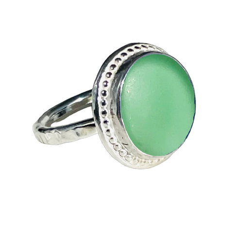 Seaglass Round Ring