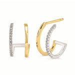 Diamond Hoop Earrings