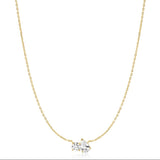 Gold Toi & Moi Necklace