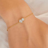 Gold Toi & Moi Bracelet