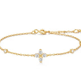 Sparkling Lucky Clover Bracelet