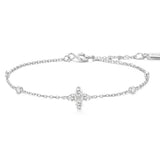 Sparkling Lucky Clover Bracelet