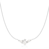 Shell Pearl Cluster Necklace