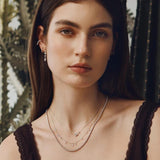 Sparkling Lucky Clover Necklace