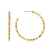 Twisted Oversized Hoop Earrings