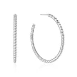 Twisted Oversized Hoop Earrings