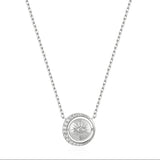 Reversible Pave Moon Necklace
