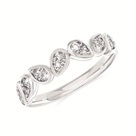 Diamond & Sterling Silver Ring