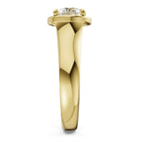 Yellow Gold Diamond Semi-Mount Ring