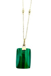 Malachite & Diamond Necklace