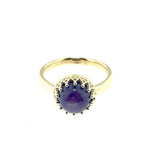 Purple Star Sapphire Ring