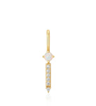 Gold Kyoto Opal Sparkle Bar Charm