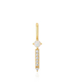 Gold Kyoto Opal Sparkle Bar Charm