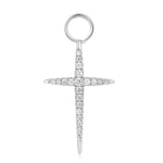 Gold Cross Earring Charm