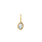 Gold Labradorite Charm