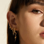 Star Huggie Hoop Earrings