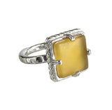 Seaglass Square Ring