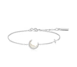 Mother-of-Pearl Crescent Moon Bracelet