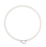Lobster Clasp Shell Pearl Necklace