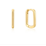 Gold Large Oval Huggies