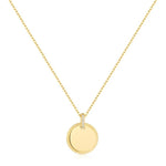 Disc Pendant Necklace