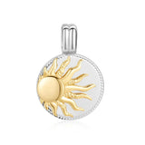 Two Tone Bright Sun Charm