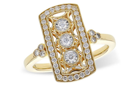 Vintage Style Diamond Ring