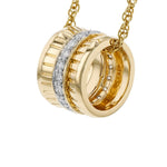 Yellow Gold with Diamond Necklace