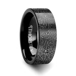 Damascus Steel Pattern Engraving - Black Tungsten