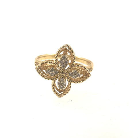 Yellow Gold Diamond Ring