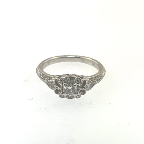 Vintage Style Diamond Ring