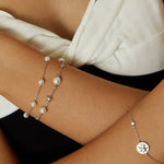 Shell Pearl Station Bracelet