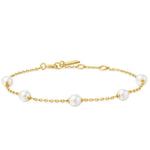 Shell Pearl Station Bracelet