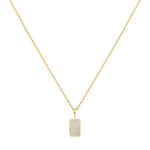 Pave Pendant Necklace